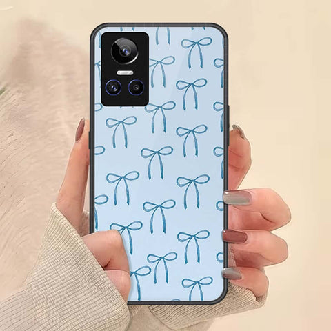 Realme GT Neo 3 Cover - ONation Bow Series - HQ Ultra Shine Premium Infinity Glass Soft Silicon Borders Case