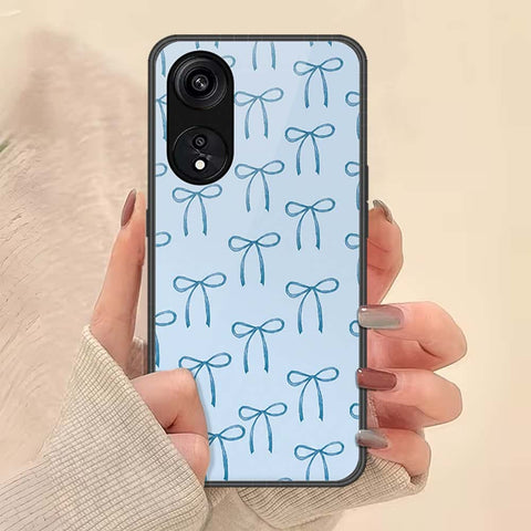 Oppo Reno 8T 5G Cover - ONation Bow Series - HQ Ultra Shine Premium Infinity Glass Soft Silicon Borders Case