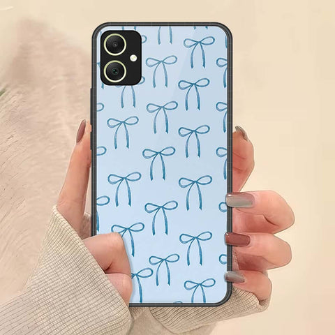 Samsung Galaxy A05 Cover - ONation Bow Series - HQ Ultra Shine Premium Infinity Glass Soft Silicon Borders Case