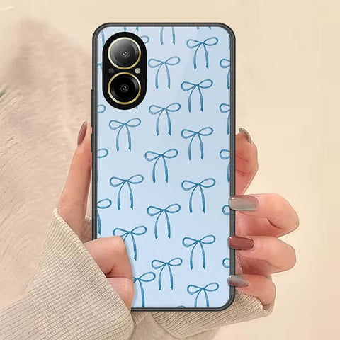 Realme C67 4G Cover - ONation Bow Series - HQ Ultra Shine Premium Infinity Glass Soft Silicon Borders Case