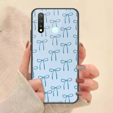 Vivo Y19 Cover - ONation Bow Series - HQ Ultra Shine Premium Infinity Glass Soft Silicon Borders Case
