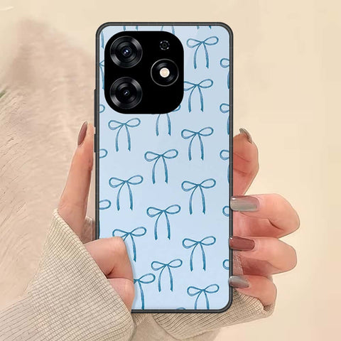 Tecno Spark 10 Pro Cover - ONation Bow Series - HQ Ultra Shine Premium Infinity Glass Soft Silicon Borders Case