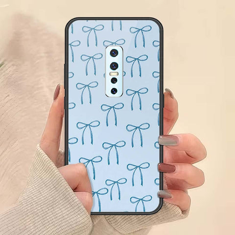 Vivo V17 Pro Cover - ONation Bow Series - HQ Ultra Shine Premium Infinity Glass Soft Silicon Borders Case
