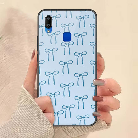 Vivo Y91i Cover - ONation Bow Series - HQ Ultra Shine Premium Infinity Glass Soft Silicon Borders Case