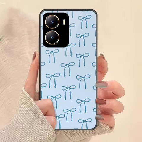 Vivo iQOOZ7i Cover - ONation Bow Series - HQ Ultra Shine Premium Infinity Glass Soft Silicon Borders Case