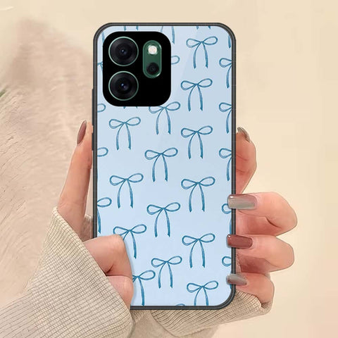 Oppo Reno 14F Cover - ONation Bow Series - HQ Ultra Shine Premium Infinity Glass Soft Silicon Borders Case