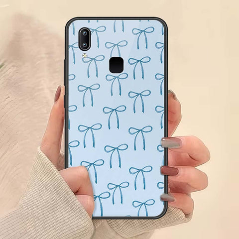 Vivo Y91 Cover - ONation Bow Series - HQ Ultra Shine Premium Infinity Glass Soft Silicon Borders Case