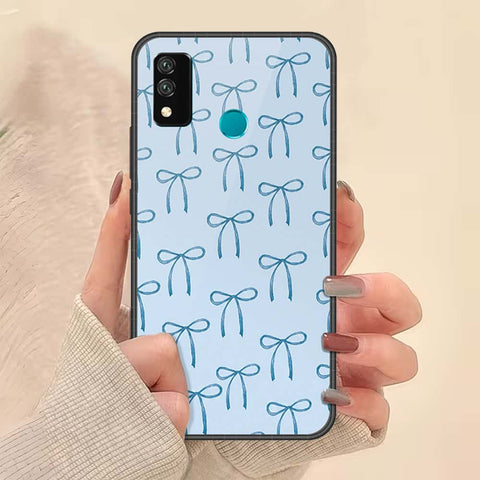 Huawei Y8s Cover - ONation Bow Series - HQ Ultra Shine Premium Infinity Glass Soft Silicon Borders Case