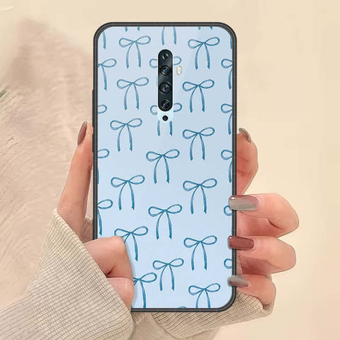 Oppo Reno 2 Cover - ONation Bow Series - HQ Ultra Shine Premium Infinity Glass Soft Silicon Borders Case