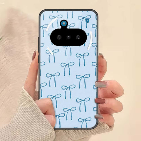 Nothing Phone 3a Cover - ONation Bow Series - HQ Ultra Shine Premium Infinity Glass Soft Silicon Borders Case