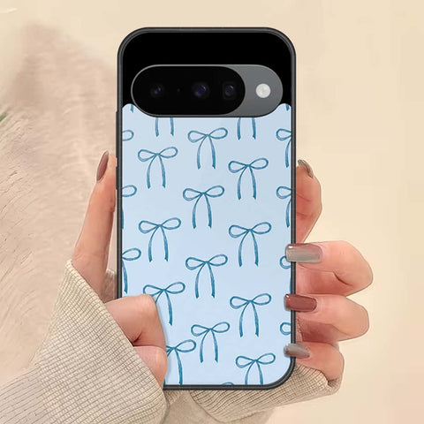 Google Pixel 10 Cover - ONation Bow Series - HQ Ultra Shine Premium Infinity Glass Soft Silicon Borders Case