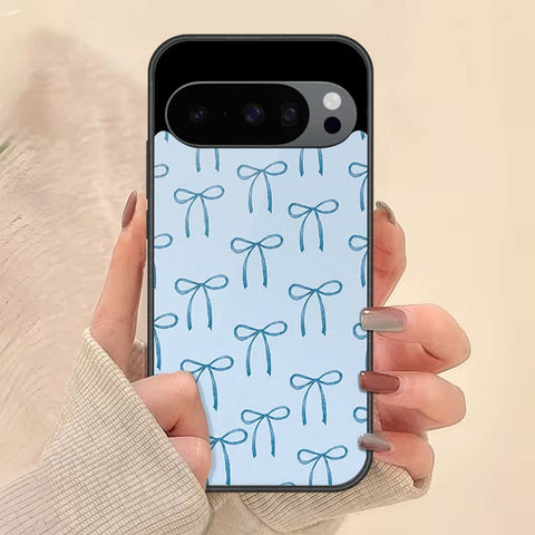 Google Pixel 10 Pro Cover - ONation Bow Series - HQ Ultra Shine Premium Infinity Glass Soft Silicon Borders Case