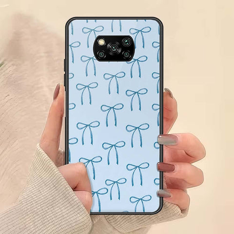 Xiaomi Poco X3 Pro Cover - ONation Bow Series - HQ Ultra Shine Premium Infinity Glass Soft Silicon Borders Case