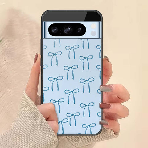 Google Pixel 8 Pro Cover - ONation Bow Series - HQ Ultra Shine Premium Infinity Glass Soft Silicon Borders Case
