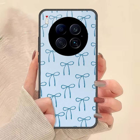 Tecno Camon 40 Premier 4G Cover - ONation Bow Series - HQ Ultra Shine Premium Infinity Glass Soft Silicon Borders Case