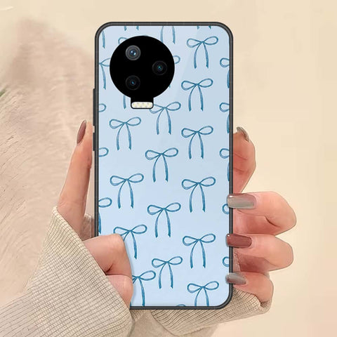 Infinix Note 11 Pro Cover - ONation Bow Series - HQ Ultra Shine Premium Infinity Glass Soft Silicon Borders Case