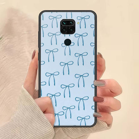 Xiaomi Redmi Note 9 Cover - ONation Bow Series - HQ Ultra Shine Premium Infinity Glass Soft Silicon Borders Case