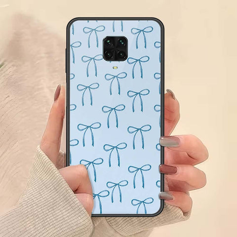 Xiaomi Redmi Note 9 Pro Cover - ONation Bow Series - HQ Ultra Shine Premium Infinity Glass Soft Silicon Borders Case