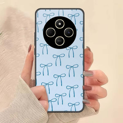 Xiaomi Redmi A4 Cover - ONation Bow Series - HQ Ultra Shine Premium Infinity Glass Soft Silicon Borders Case