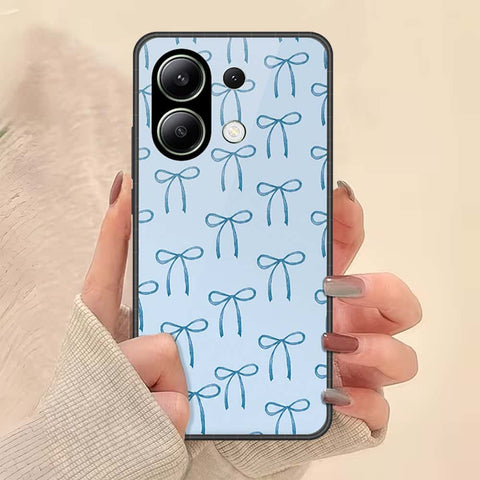 Xiaomi Redmi Note 13 Cover - ONation Bow Series - HQ Ultra Shine Premium Infinity Glass Soft Silicon Borders Case