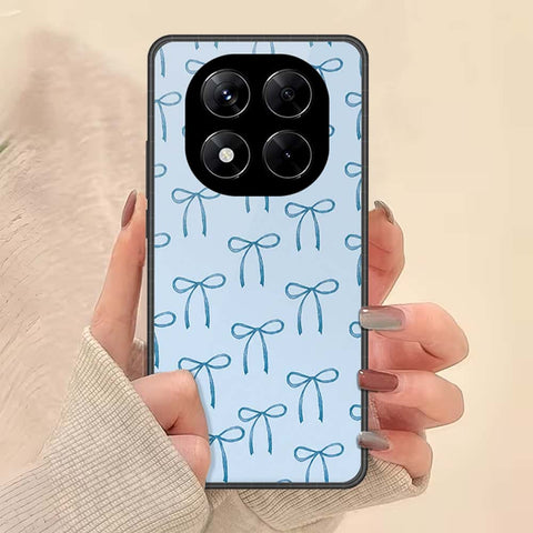 Xiaomi Redmi Note 14 Pro 4G Cover - ONation Bow Series - HQ Ultra Shine Premium Infinity Glass Soft Silicon Borders Case