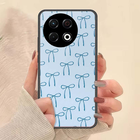 Tecno Spark 30 Pro Cover - ONation Bow Series - HQ Ultra Shine Premium Infinity Glass Soft Silicon Borders Case