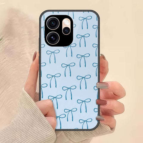 Oppo Reno 15 Pro Cover - ONation Bow Series - HQ Ultra Shine Premium Infinity Glass Soft Silicon Borders Case