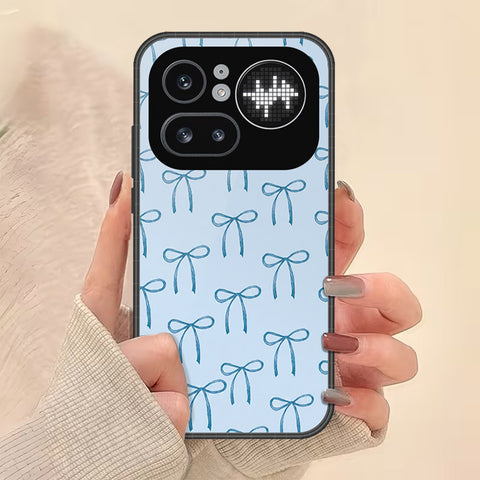 Nothing Phone 4a Pro Cover - ONation Bow Series - HQ Ultra Shine Premium Infinity Glass Soft Silicon Borders Case