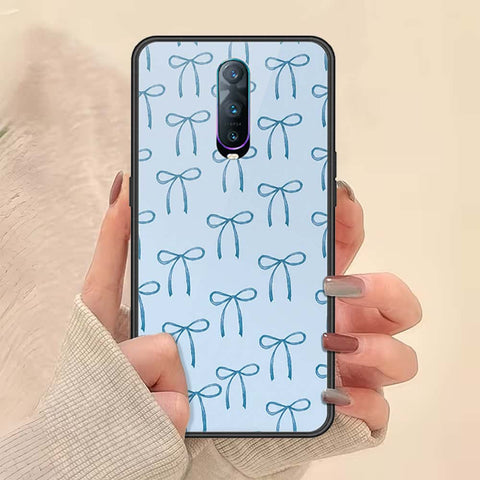 Oppo R17 Pro Cover - ONation Bow Series - HQ Ultra Shine Premium Infinity Glass Soft Silicon Borders Case