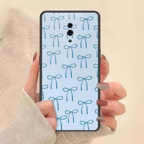 Oppo Reno Cover - ONation Bow Series - HQ Ultra Shine Premium Infinity Glass Soft Silicon Borders Case