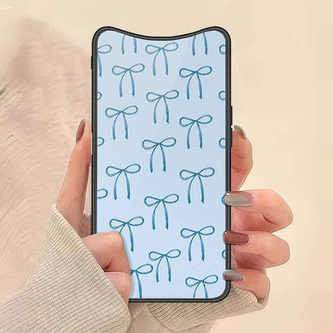 Oppo Find X Cover - ONation Bow Series - HQ Ultra Shine Premium Infinity Glass Soft Silicon Borders Case
