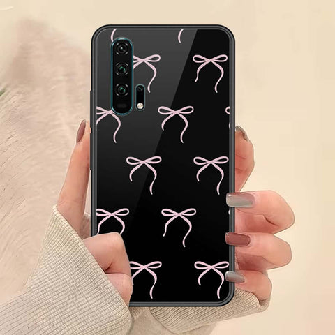 Honor 20 Pro Cover - ONation Bow Series - HQ Ultra Shine Premium Infinity Glass Soft Silicon Borders Case