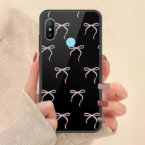 Xiaomi Redmi Note 6 Pro Cover - ONation Bow Series - HQ Ultra Shine Premium Infinity Glass Soft Silicon Borders Case