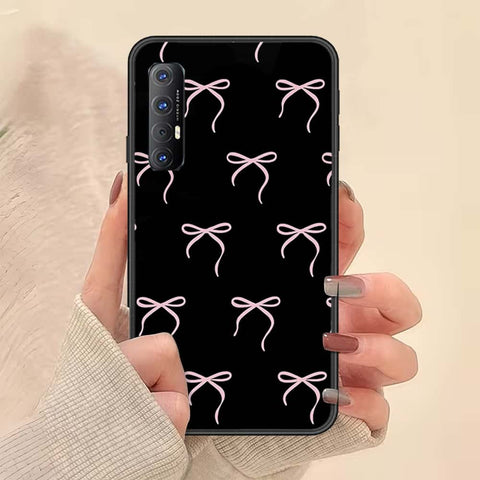 Oppo Reno 3 Pro Cover - ONation Bow Series - HQ Ultra Shine Premium Infinity Glass Soft Silicon Borders Case