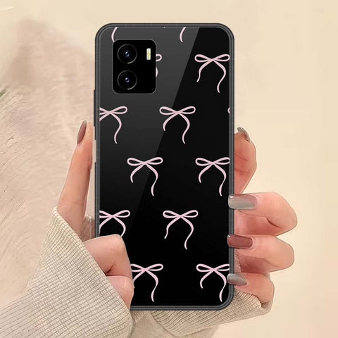 Vivo Y01 Cover - ONation Bow Series - HQ Ultra Shine Premium Infinity Glass Soft Silicon Borders Case