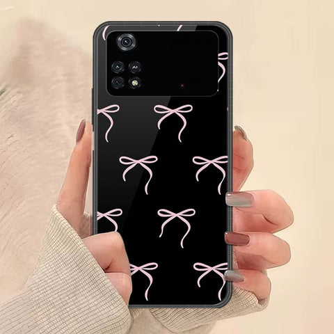 Xiaomi Poco M4 Pro Cover - ONation Bow Series - HQ Ultra Shine Premium Infinity Glass Soft Silicon Borders Case