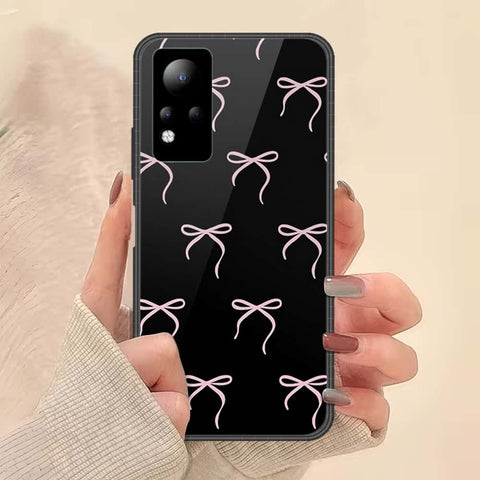 Infinix Note 11 Cover - ONation Bow Series - HQ Ultra Shine Premium Infinity Glass Soft Silicon Borders Case