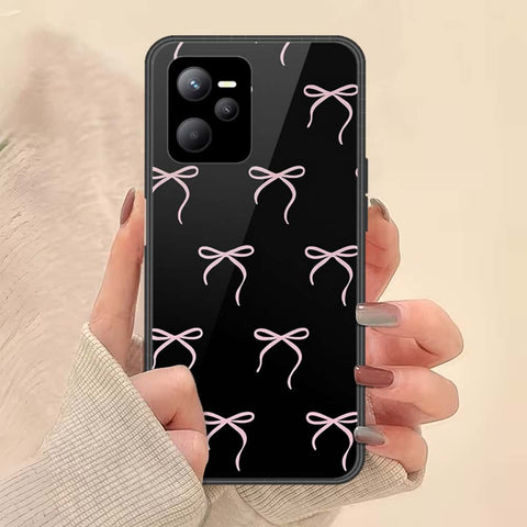 Realme C35 Cover - ONation Bow Series - HQ Ultra Shine Premium Infinity Glass Soft Silicon Borders Case