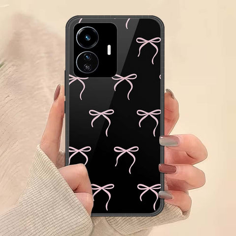 Vivo Y77 5G Cover - ONation Bow Series - HQ Ultra Shine Premium Infinity Glass Soft Silicon Borders Case