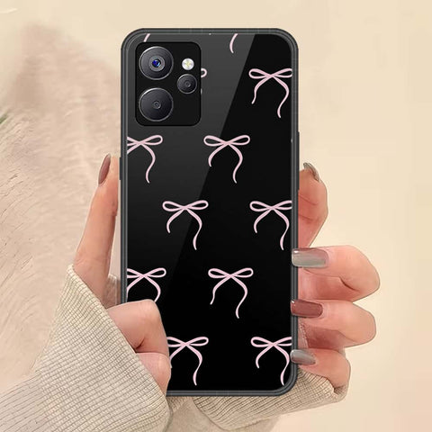 Realme 10T Cover - ONation Bow Series - HQ Ultra Shine Premium Infinity Glass Soft Silicon Borders Case