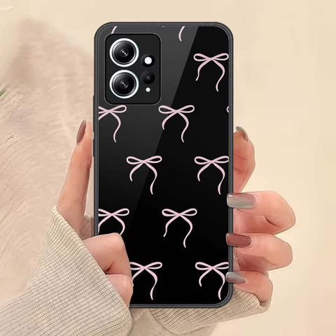 Xiaomi Redmi Note 12 4G Cover - ONation Bow Series - HQ Ultra Shine Premium Infinity Glass Soft Silicon Borders Case