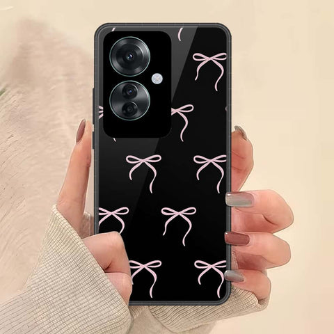 Oppo Reno 11F 5G Cover - ONation Bow Series - HQ Ultra Shine Premium Infinity Glass Soft Silicon Borders Case