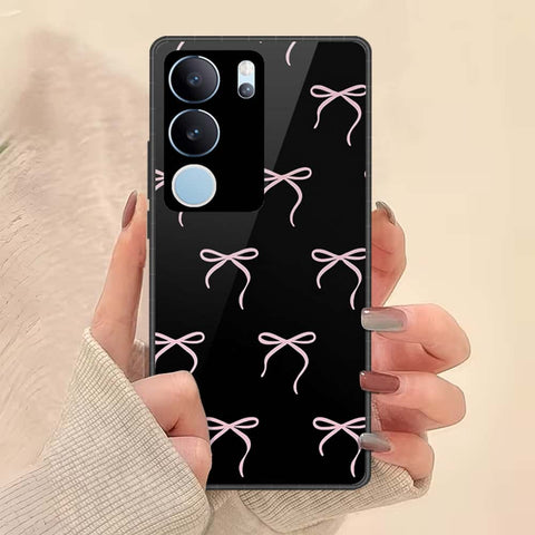 Vivo V29 Pro Cover - ONation Bow Series - HQ Ultra Shine Premium Infinity Glass Soft Silicon Borders Case