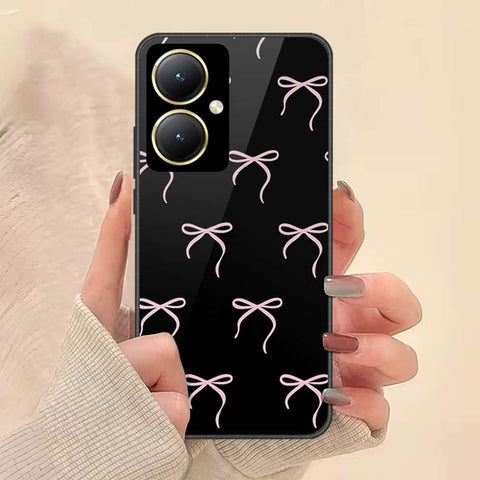 Vivo Y27 Cover - ONation Bow Series - HQ Ultra Shine Premium Infinity Glass Soft Silicon Borders Case