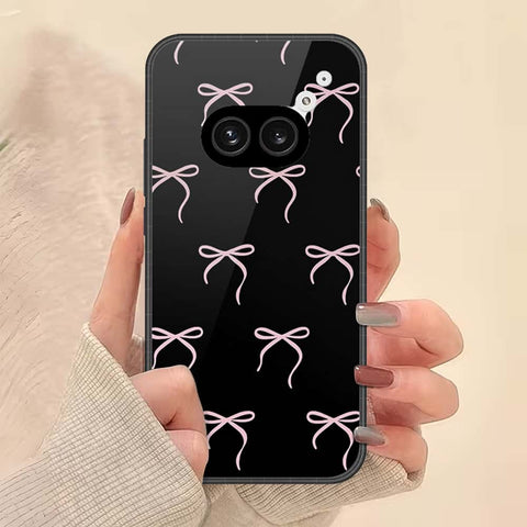 Nothing Phone 2a Cover - ONation Bow Series - HQ Ultra Shine Premium Infinity Glass Soft Silicon Borders Case