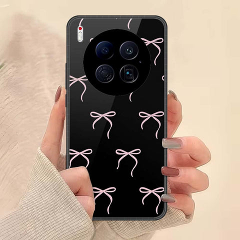Tecno Camon 40 Premier 4G Cover - ONation Bow Series - HQ Ultra Shine Premium Infinity Glass Soft Silicon Borders Case