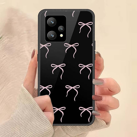 Oppo K10x Cover - ONation Bow Series - HQ Ultra Shine Premium Infinity Glass Soft Silicon Borders Case