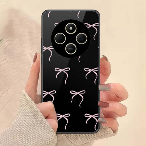 Xiaomi Redmi A4 Cover - ONation Bow Series - HQ Ultra Shine Premium Infinity Glass Soft Silicon Borders Case