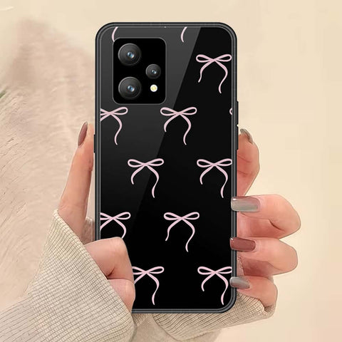 Realme 9 5G Cover - ONation Bow Series - HQ Ultra Shine Premium Infinity Glass Soft Silicon Borders Case