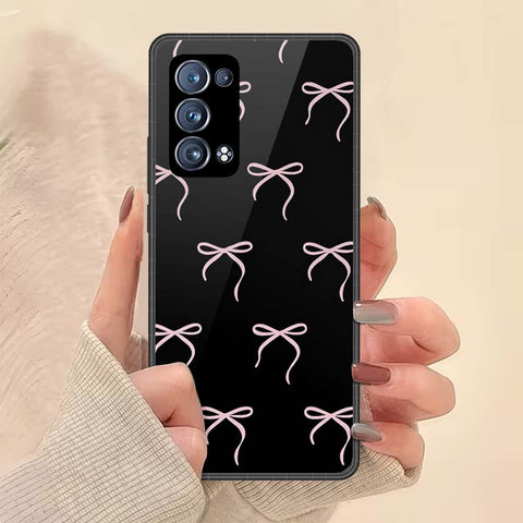 Oppo Reno 6 Pro Plus Cover - ONation Bow Series - HQ Ultra Shine Premium Infinity Glass Soft Silicon Borders Case